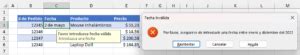 Validación de Datos Formato Fecha Hora en Excel y Google Sheets
