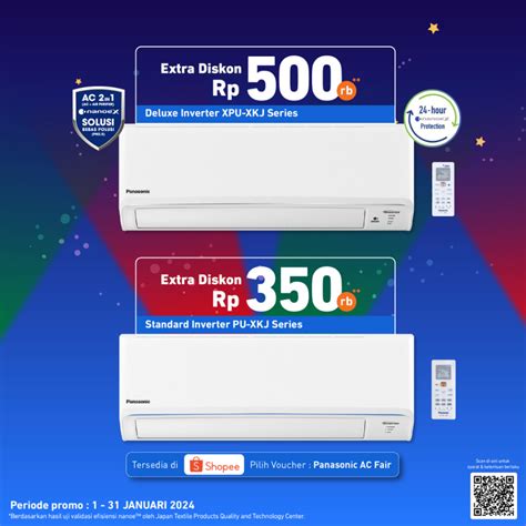 Jual Panasonic CS CU XPU5XKJ AC Inverter Nanoe X 0 5 PK Shopee