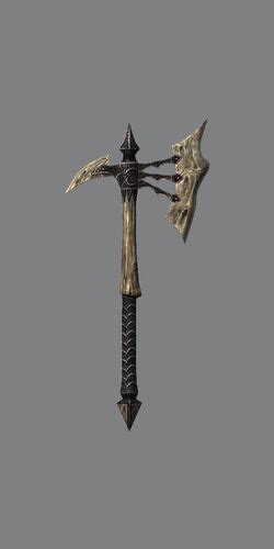 Dragonsteel War Axe The Elder Scrolls Mods Wiki Fandom