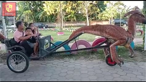 Wah Seru Banget Naik Andong Dinosaurus Potorono Youtube