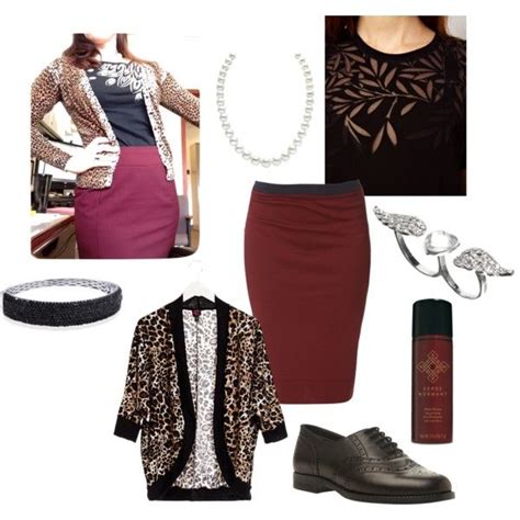 Leaves And Leopard Fashion Outfit