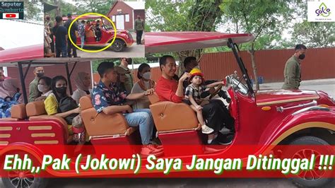 Momen Lucu Gibran Selvi Hampir Ditinggal Pak Jokowi Naik Mobil