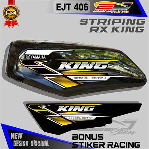 Jual STIKER STRIPING RX KING RX SPESIAL KING COBRA STIKER LIS BODY