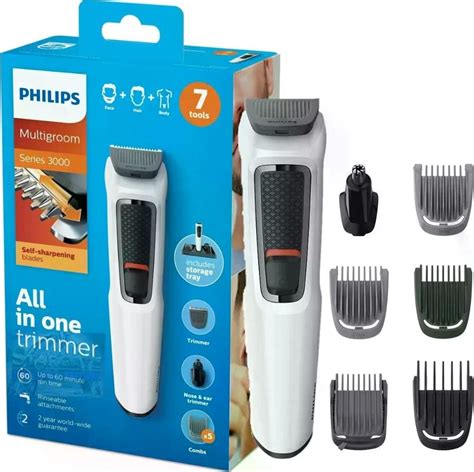 Aparador De Pelos Multigroom Philips Serie 3000 Mg3721