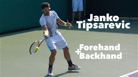 Janko Tipsarevic I Forehand And Backhand I Miami Open 2015 Youtube