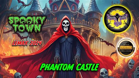 Lemax Spooky Town 2024 Phantom Castle Review YouTube