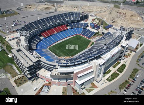 Usa Massachusetts Boston Foxborough Gillette Stadium Elevated View