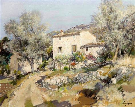 Provence Landscape Painting By Gabriel Deschamps French Artist Blog