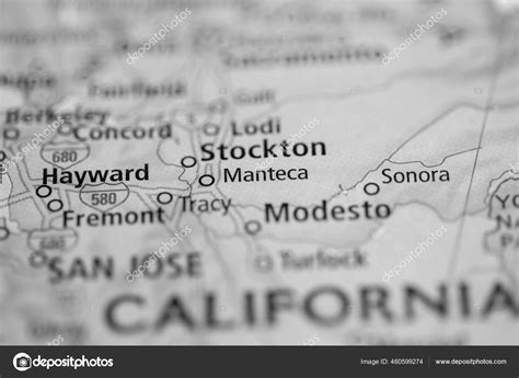 Manteca California Usa Map Stock Photo by ©aliceinwonderland2020 460599274