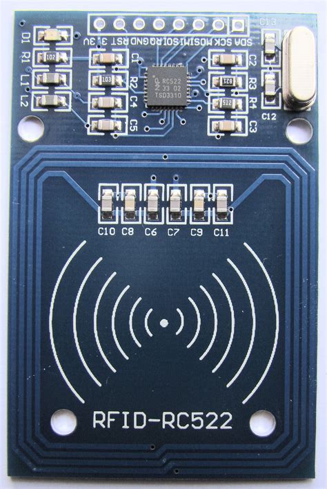 Mifare Rc Rfid Card Reader Module With Rf Antenna Hacktronics