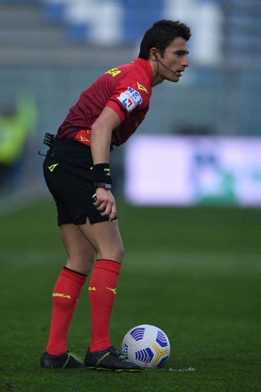 Alessandro Prontera Referee During Italian Serie Editorial Stock Photo