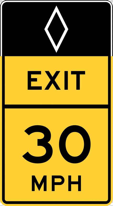 Speed Sign Traffic Sign United States Advisory Speed Limit, United ...