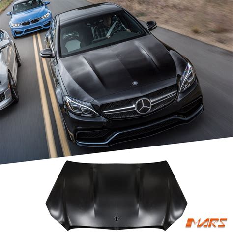 Mars Performance C63 AMG Style Metal Bonnet Hood Bodykit for Mecedes ...