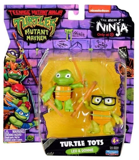 Teenage Mutant Ninja Turtles Mutant Mayhem Basic Figure By Playmates Toys Turtle Tots Leo