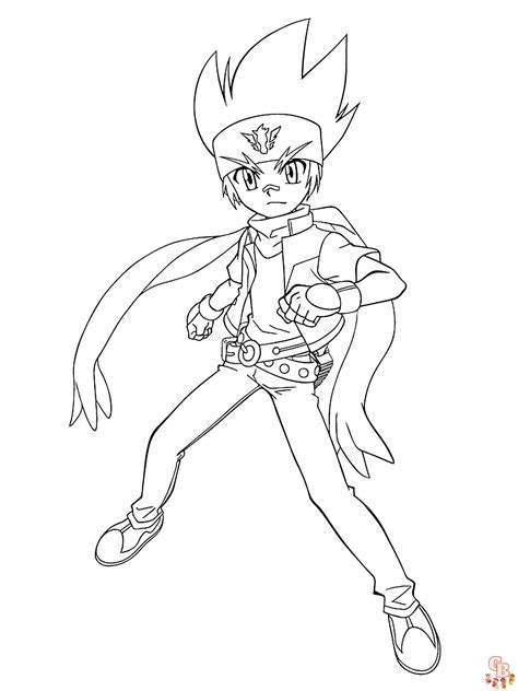 Descubra Os Melhores Desenhos De Beyblade Para Colorir Para Imprimir Online