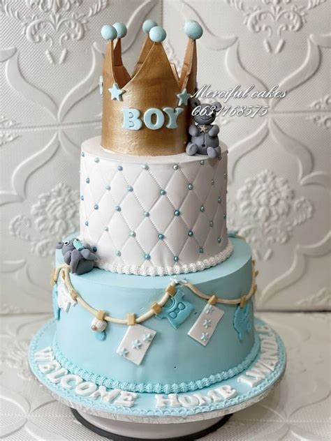 Its A Boy Cake Merciful Cakes