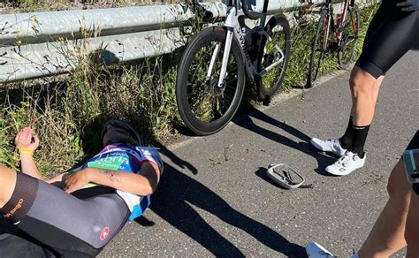 Accidente en Gijón Herido un ciclista en el Alto de la Madera por un