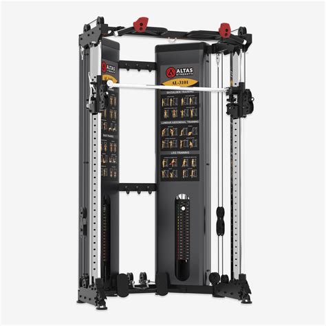 Folding Home Gym Smith Machine With Pulley System Gym Squat Rack AL-31