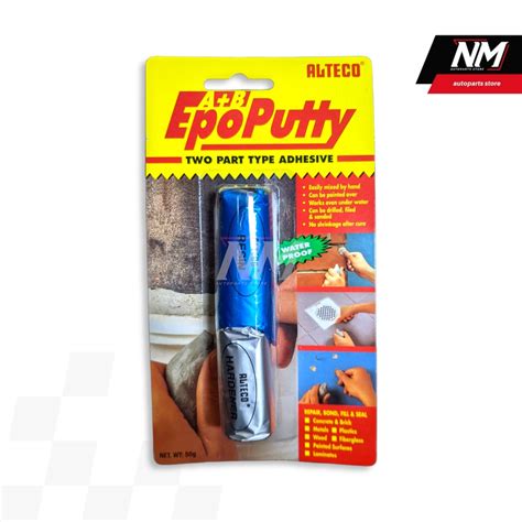 Jual Lem Epo Putty ALTECO Lem Porting Kapal Besi Logam Tahan Panas 50gr