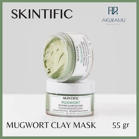 Jual Skintific Mugwort Mask Anti Pores Acne Clay Mask G Pore