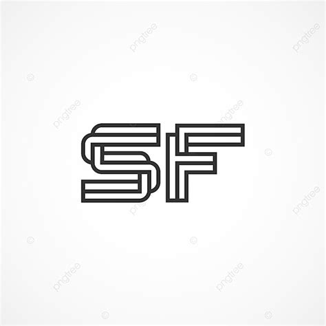 Letra Inicial Sf Plantilla De Logotipo Png Resumen Logo Modelo Png