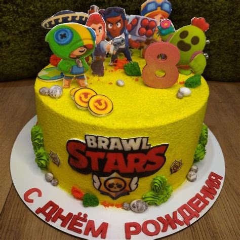 Торт Brawl Stars in 2024 Star cakes Baking Desserts