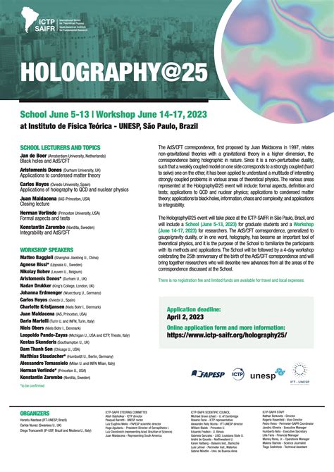 HolographyCL – Holography and its applications to High Energy Physics ...