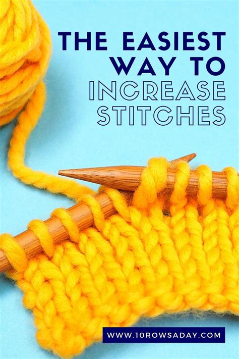 Regular And Reverse Yarn Over The Easiest Way To Increase Stitches In