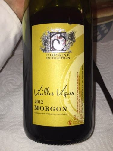 Domaine Bergeron Vieilles Vignes Morgon Vivino Australia