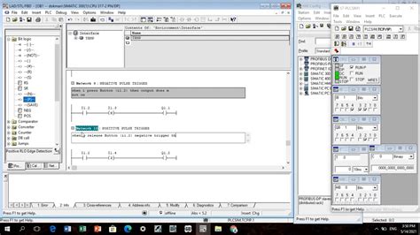 Positive Negative Pulse Bit Logic Siemens Simatech Manager S Youtube