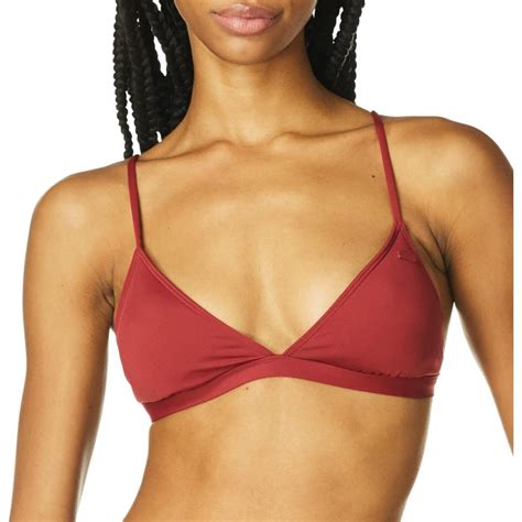 Roxy Womens Beach Classics Fixed Tri Bikini Top North Atlantic