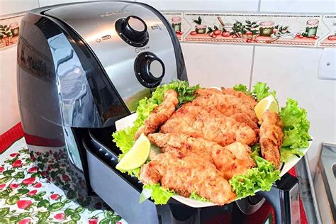 Peito De Frango Empanado Na Airfryer Fica Super Sequinho E Crocante