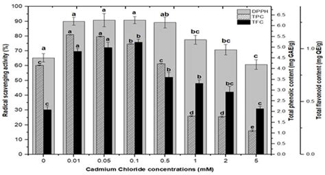 Radical Scavenging Activity Dpph In Comparison With Total Phenolic