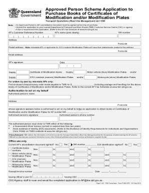 Fillable Online Approved Person Scheme Application To Purchase Books Of