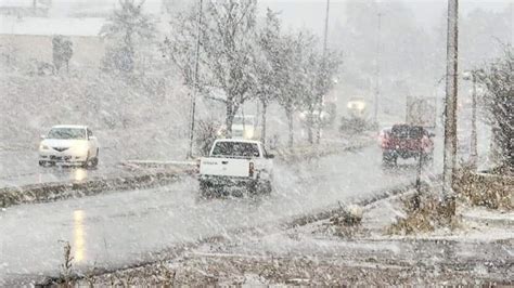 Cierran Carreteras Por Fuertes Nevadas En Sonora Comparten Videos Y