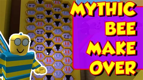 Mythic Bee Hive Makeover Bee Swarm Simulator Youtube