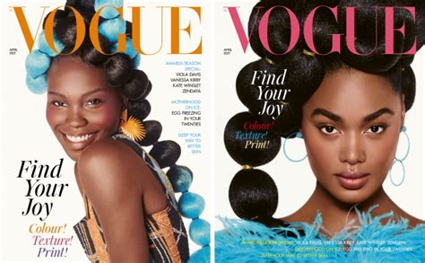 Vogue Uk April Achenrin Madit Precious Lee Janaye Furman Mona