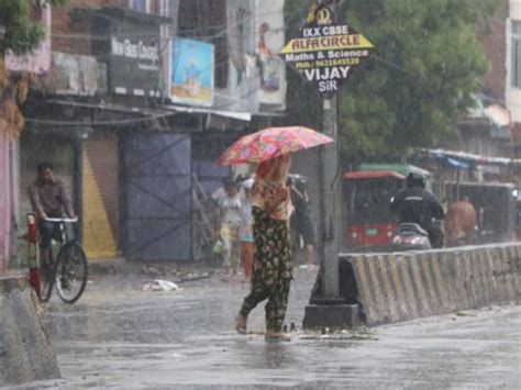 Heavy Rain On The First Day Of July Weather Became Pleasant जुलाई के पहले दिन झमाझम बारिश मौसम