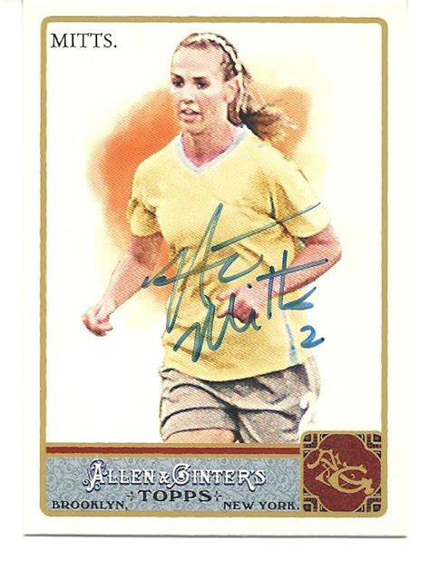 Olympic Soccer star Heather Mitts AUTOGRAPH. | Soccer stars, Heather ...