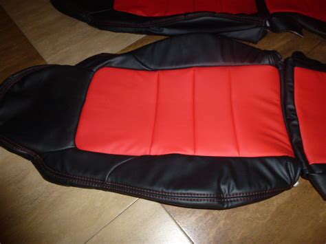 2005-2011 C6 Corvette Seat Covers Black/Red – Interior Innovation