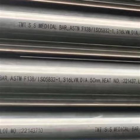 ASTMF138 316LVM ISO5832 1 S S Bar For Medical Use China Manufacturers