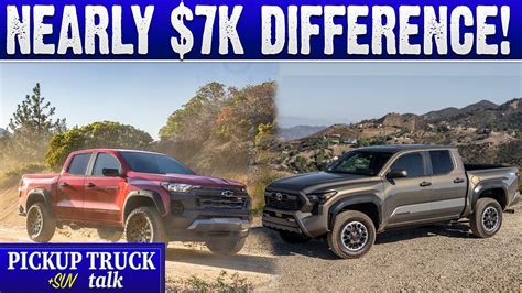 Chevy Colorado Trail Boss Vs Toyota Tacoma Trd Off Road Specs Price