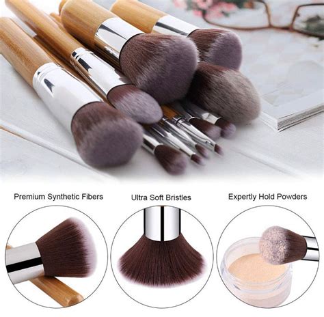 Makeup Bamboo Brush Set 10 Piece