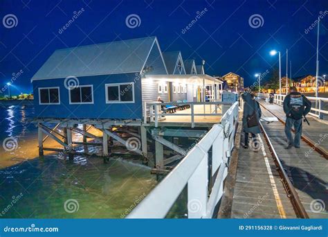 Busselton Jetty at Sunset, Western Australia Editorial Stock Photo ...