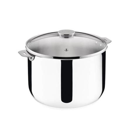 Lagostina Marmite Inox Cm Couvercle En Verre