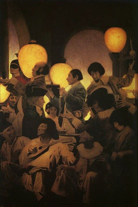 Maxfield Parrish Golden Age Illustrator Art Painting Painting Art