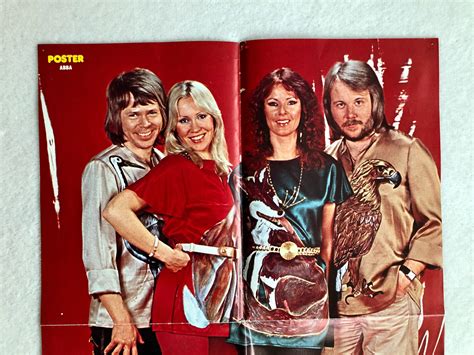 Abba Poster Swedish Poster Magazine S Bj Rn Ulvaeus Etsy