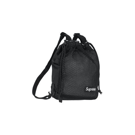 Supreme Mesh Small Backpack Blacksupreme Mesh Small Backpack Black Ofour