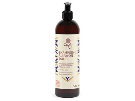 Shampoing Bio Au Savon D Alep Cheveux Secs 500 Ml Spaaj Onatera