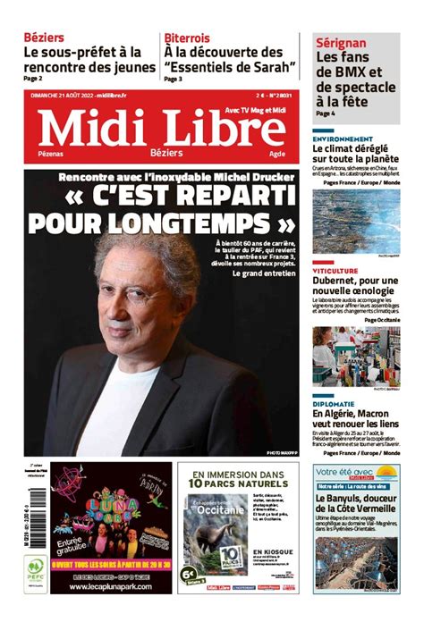 Midi Libre N Du Ao T T L Charger Sur Ipad